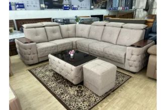 Beige Corner Sofa